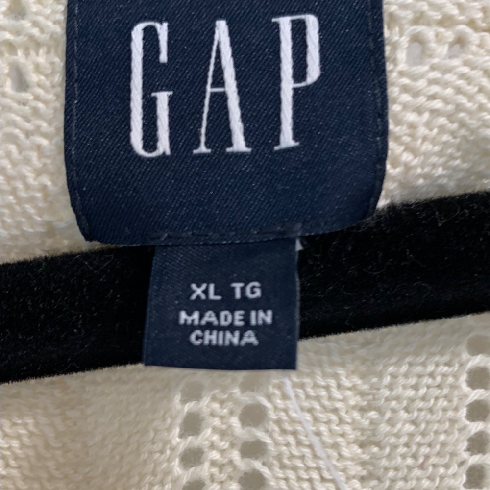 GAP Cream Ribbed Crew Neck Mini Dress - Picture 2 of 6